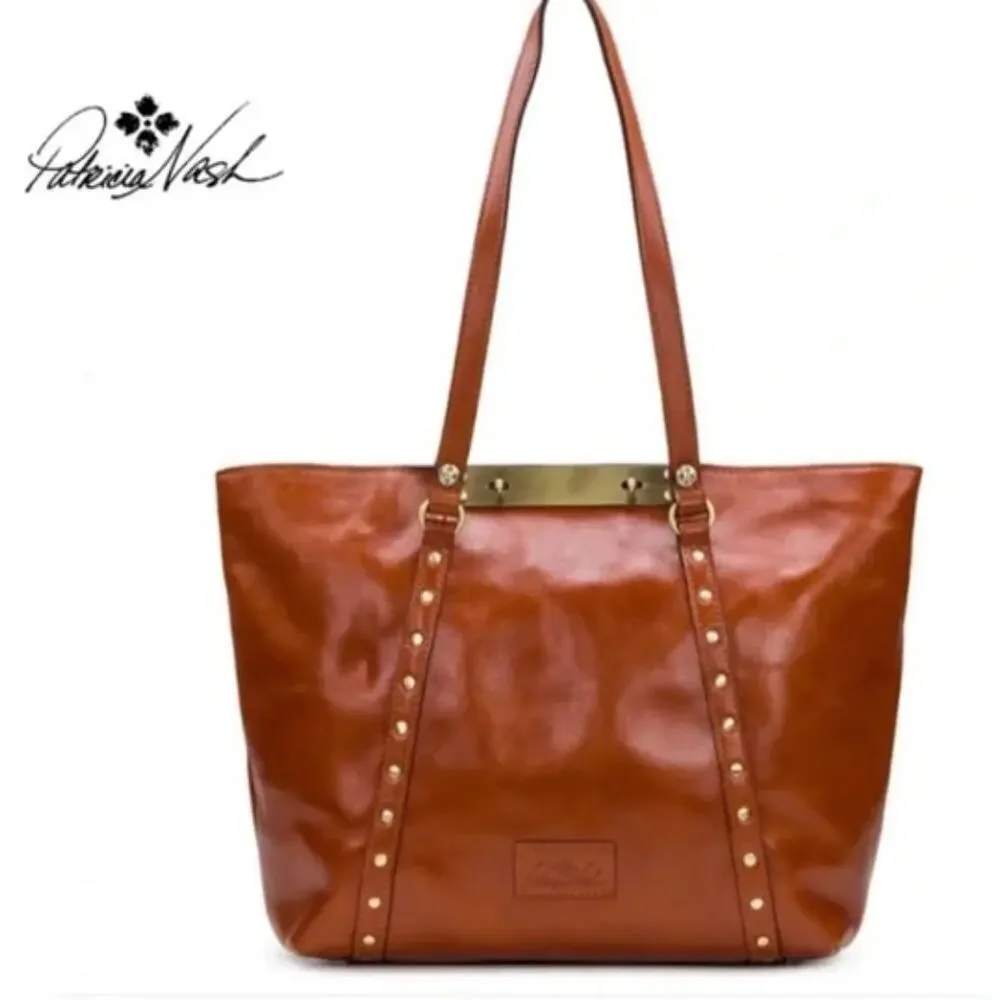 Patricia Nash Benvenuto Heritage Collection‎ Leather Tote Bag